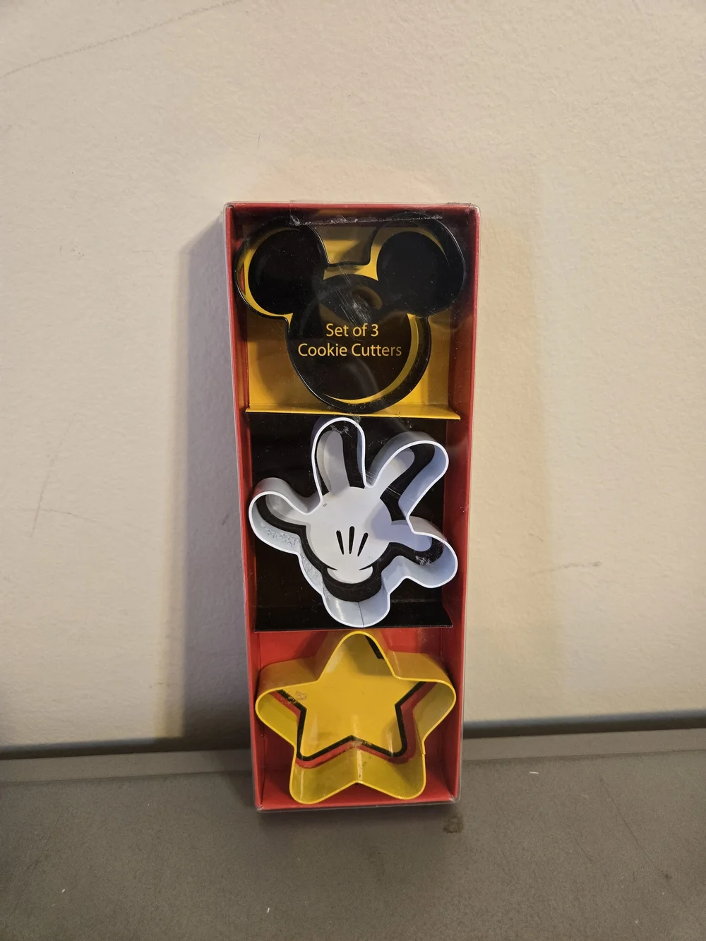 Disney Parks Mickey Mouse Cookie Cutter Set